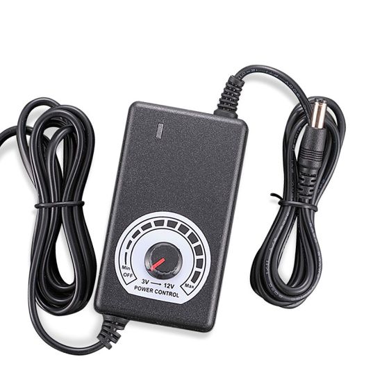  Зображення Адаптер живлення Voltronic NZX-31250/06350 з регулюванням 3-12V 2A, роз`єм 5.5х2.5мм 